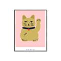Picture of Maneki Neko – Lucky Cat _GroupedProduct_Rectangle_Portrait_Canvas_Framed_