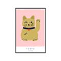 Picture of Maneki Neko – Lucky Cat _GroupedProduct_Rectangle_Portrait_Canvas_Framed_
