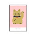 Picture of Maneki Neko – Lucky Cat _GroupedProduct_Rectangle_Portrait_Canvas_Framed_