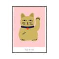 Picture of Maneki Neko – Lucky Cat _GroupedProduct_Rectangle_Portrait_Canvas_Framed_