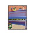 Picture of Retro Style Piano _GroupedProduct_Rectangle_Portrait_Canvas_Framed_