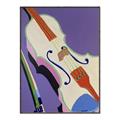 Picture of Retro Style Violin _GroupedProduct_Rectangle_Portrait_Canvas_Framed_