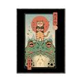 Picture of Catana  Frog Poster _GroupedProduct_Rectangle_Portrait_Canvas_Framed_