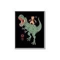 Picture of Catana T-Rex _GroupedProduct_Rectangle_Portrait_Canvas_Framed_