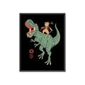 Picture of Catana T-Rex _GroupedProduct_Rectangle_Portrait_Canvas_Framed_