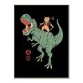 Picture of Catana T-Rex _GroupedProduct_Rectangle_Portrait_Canvas_Framed_