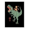 Picture of Catana T-Rex _GroupedProduct_Rectangle_Portrait_Canvas_Framed_