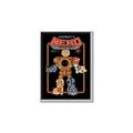Picture of Robo Neko Cat Poster _GroupedProduct_Rectangle_Portrait_Canvas_Framed_