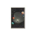 Picture of Abstract Space Poster _GroupedProduct_Rectangle_Portrait_Canvas_Framed_