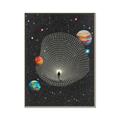 Picture of Abstract Space Poster _GroupedProduct_Rectangle_Portrait_Canvas_Framed_