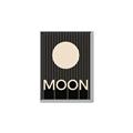 Picture of Moon Typography Poster _GroupedProduct_Rectangle_Portrait_Canvas_Framed_