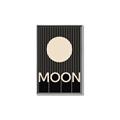 Picture of Moon Typography Poster _GroupedProduct_Rectangle_Portrait_Canvas_Framed_