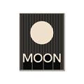 Picture of Moon Typography Poster _GroupedProduct_Rectangle_Portrait_Canvas_Framed_