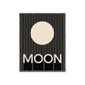 Picture of Moon Typography Poster _GroupedProduct_Rectangle_Portrait_Canvas_Framed_