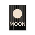 Picture of Moon Typography Poster _GroupedProduct_Rectangle_Portrait_Canvas_Framed_