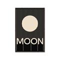Picture of Moon Typography Poster _GroupedProduct_Rectangle_Portrait_Canvas_Framed_