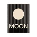 Picture of Moon Typography Poster _GroupedProduct_Rectangle_Portrait_Canvas_Framed_