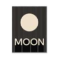 Picture of Moon Typography Poster _GroupedProduct_Rectangle_Portrait_Canvas_Framed_