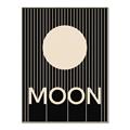 Picture of Moon Typography Poster _GroupedProduct_Rectangle_Portrait_Canvas_Framed_