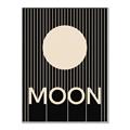 Picture of Moon Typography Poster _GroupedProduct_Rectangle_Portrait_Canvas_Framed_