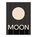 Picture of Moon Typography Poster _GroupedProduct_Rectangle_Portrait_Canvas_Framed_