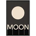 Picture of Moon Typography Poster _GroupedProduct_Rectangle_Portrait_Canvas_Framed_