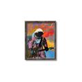 Picture of Retro Spaceman with Guitar Poster _GroupedProduct_Rectangle_Portrait_Canvas_Framed_