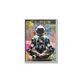 Picture of Retro Spaceman Poster _GroupedProduct_Rectangle_Portrait_Canvas_Framed_