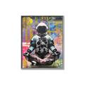 Picture of Retro Spaceman Poster _GroupedProduct_Rectangle_Portrait_Canvas_Framed_