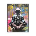 Picture of Retro Spaceman Poster _GroupedProduct_Rectangle_Portrait_Canvas_Framed_