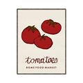 Picture of Food Art - Tomatoes Rome Food Market _GroupedProduct_Rectangle_Portrait_Canvas_Framed_
