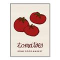 Picture of Food Art - Tomatoes Rome Food Market _GroupedProduct_Rectangle_Portrait_Canvas_Framed_