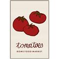 Picture of Food Art - Tomatoes Rome Food Market _GroupedProduct_Rectangle_Portrait_Canvas_Framed_