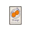 Picture of Food Art - Oranges Valencia Fruit Market _GroupedProduct_Rectangle_Portrait_Canvas_Framed_