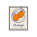 Picture of Food Art - Oranges Valencia Fruit Market _GroupedProduct_Rectangle_Portrait_Canvas_Framed_
