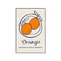 Picture of Food Art - Oranges Valencia Fruit Market _GroupedProduct_Rectangle_Portrait_Canvas_Framed_