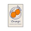 Picture of Food Art - Oranges Valencia Fruit Market _GroupedProduct_Rectangle_Portrait_Canvas_Framed_