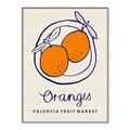 Picture of Food Art - Oranges Valencia Fruit Market _GroupedProduct_Rectangle_Portrait_Canvas_Framed_