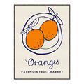 Picture of Food Art - Oranges Valencia Fruit Market _GroupedProduct_Rectangle_Portrait_Canvas_Framed_