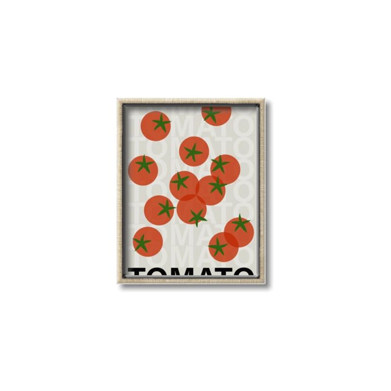Picture of Tomato Poster _GroupedProduct_Rectangle_Portrait_Canvas_Framed_