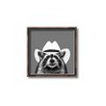 Picture of Wyatt The Cowboy Raccoon _GroupedProduct_Square_Canvas_Framed_