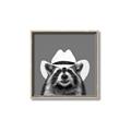 Picture of Wyatt The Cowboy Raccoon _GroupedProduct_Square_Canvas_Framed_