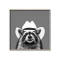Picture of Wyatt The Cowboy Raccoon _GroupedProduct_Square_Canvas_Framed_
