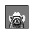 Picture of Wyatt The Cowboy Raccoon _GroupedProduct_Square_Canvas_Framed_