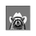 Picture of Wyatt The Cowboy Raccoon _GroupedProduct_Square_Canvas_Framed_