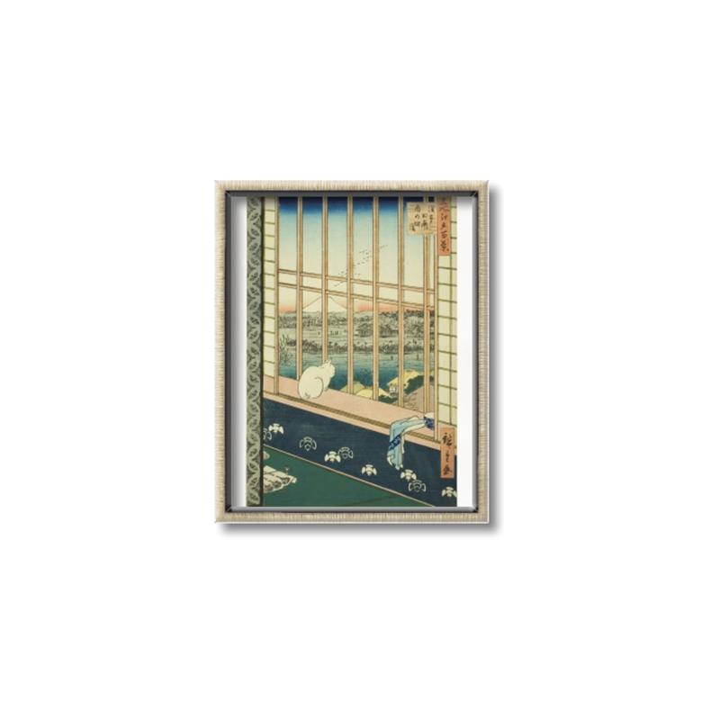 Picture of Asakusa Rice Fields _GroupedProduct_Rectangle_Portrait_Canvas_Framed_