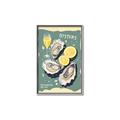 Picture of Oysters Poster _GroupedProduct_Rectangle_Portrait_Canvas_Framed_