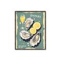 Picture of Oysters Poster _GroupedProduct_Rectangle_Portrait_Canvas_Framed_