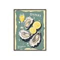 Picture of Oysters Poster _GroupedProduct_Rectangle_Portrait_Canvas_Framed_
