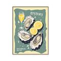 Picture of Oysters Poster _GroupedProduct_Rectangle_Portrait_Canvas_Framed_